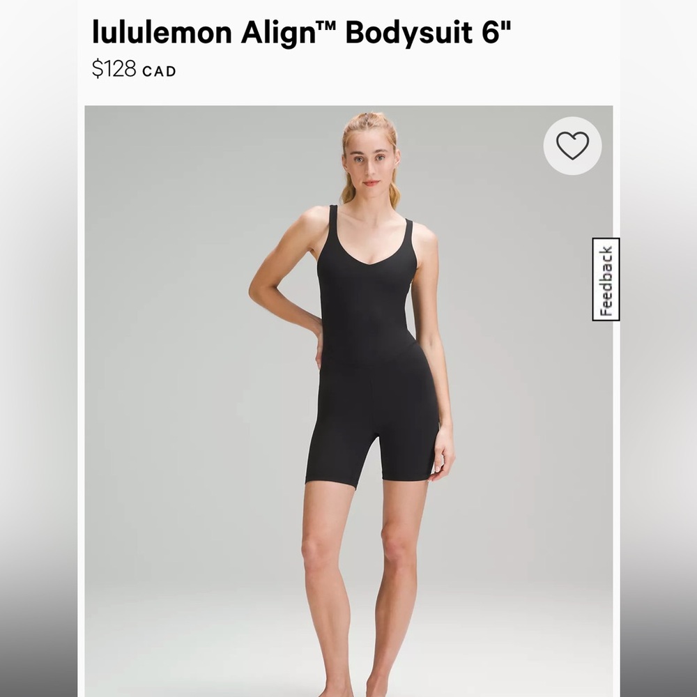 lululemon athletica Black Performance Jumpsuit